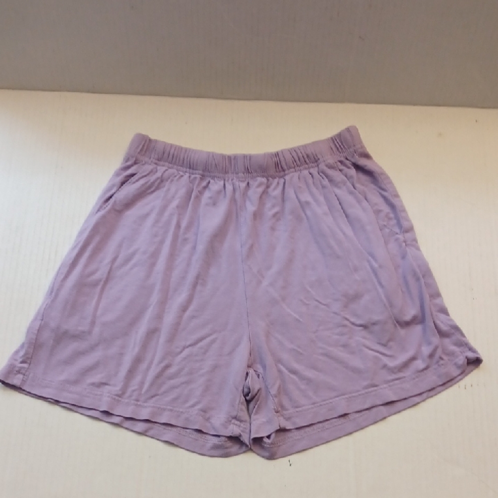 $4 Add-on Purple Coloured Pajama Shorts - Size XS